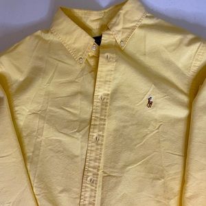 Large Cream Polo Ralph Lauren Men’s Dress Shirt